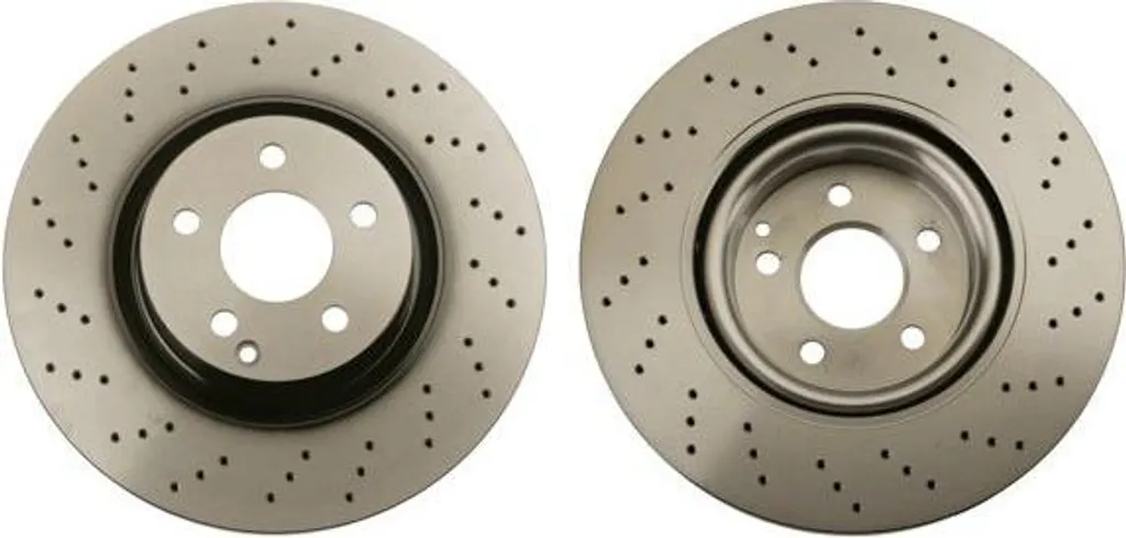 Disque de frein ventilé TRW DF6077S compatible Classe S Mercedes-Benz