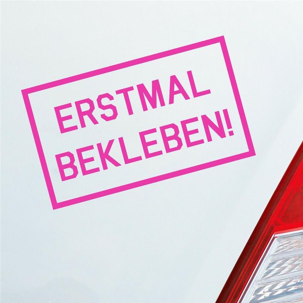 Auto Aufkleber Reingeguckt! Verarscht Prank Lustig 16x10 cm Pink Sticker Heckscheibenaufkleber