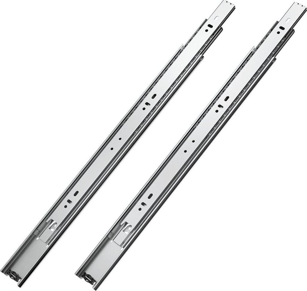 Drawer Cabinet Slides Side Mount 18 inch 10 Pairs 100 LB Load Replacement