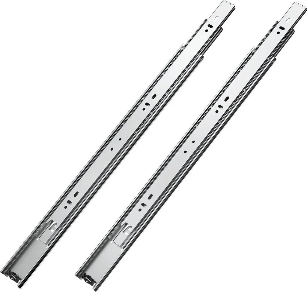 Glissières pour tiroirs 18 pouces montage latéral 100 lb 10 paires