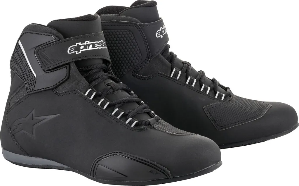 Chaussures moto Alpinestars Sector WP Taille 10,5 - Boots étanches noir