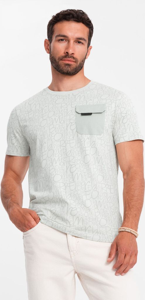 Ombre Clothing Kurzarmhemd für Männer Tustor grün gelb S