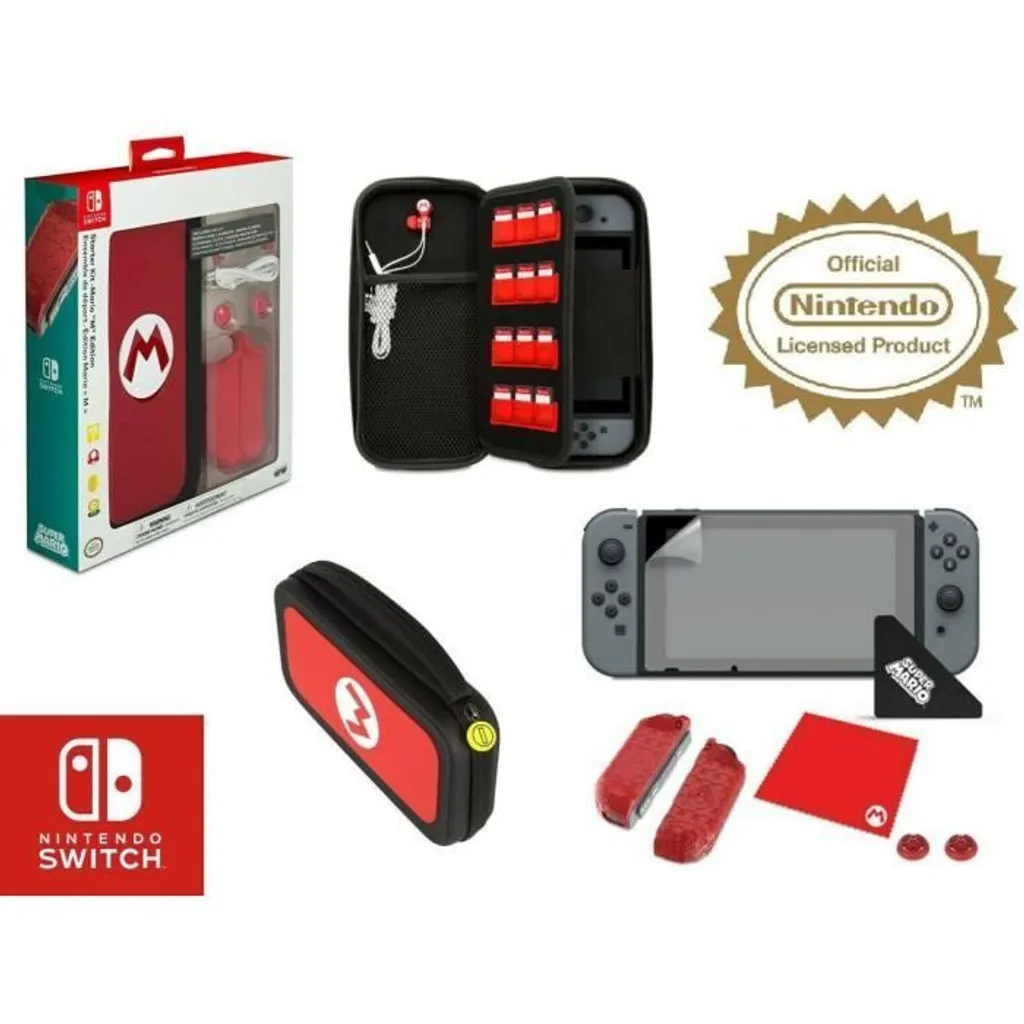 Kit de démarrage Mario Edition pour Switch : Pack Accessoires Complet - 3