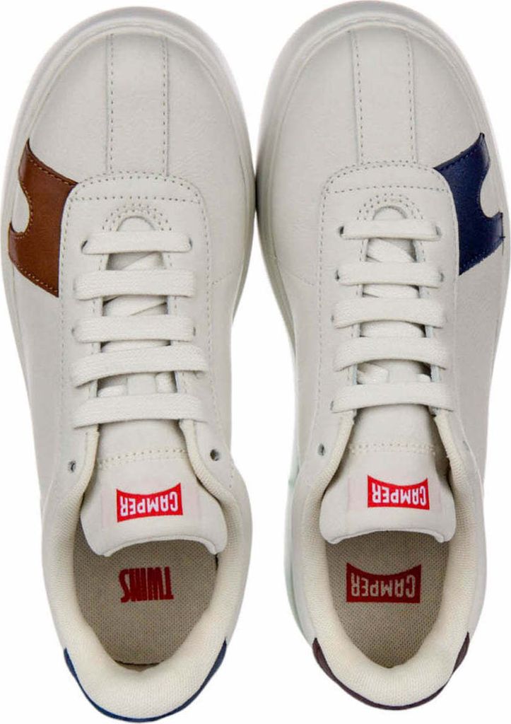 Camper Tw s Schnürung Nicht Gefärbtes Leder Turnschuhe Aus Weiß – 6 W Großbritannien – 39 EU – 8,5 W USA / Cremefarben