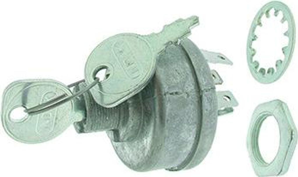 Schlüsselschalter 4 Positionen 6 Anschlüsse, kompatibel mit Murray Frontmotor ab 1992 bis heute. Originalersatz: 92377