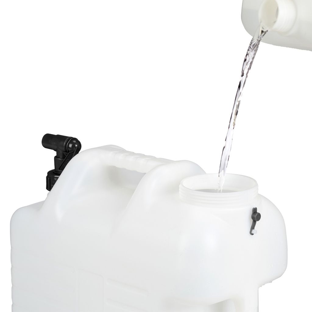 Réservoir d'eau pliable 10L - Transparent - Robinet - LDPE