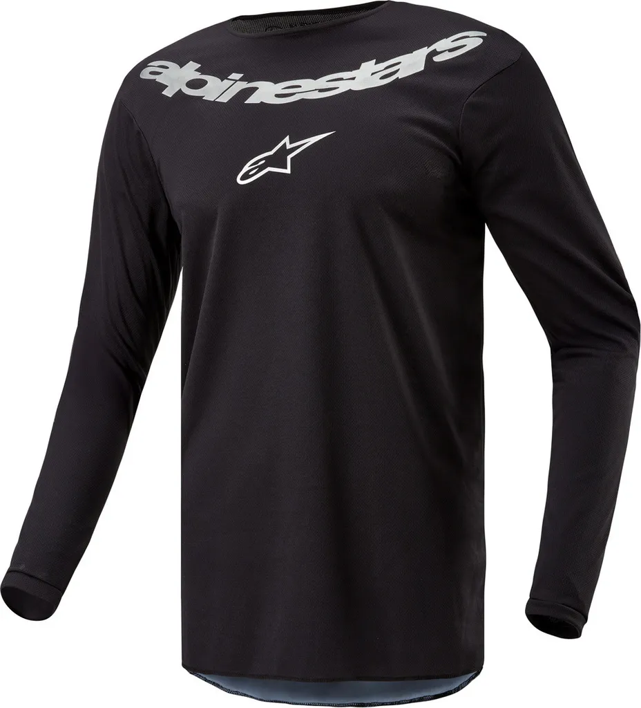 Maillot Alpinestars Fluid Graphite Noir 3XL pour Moto Cross