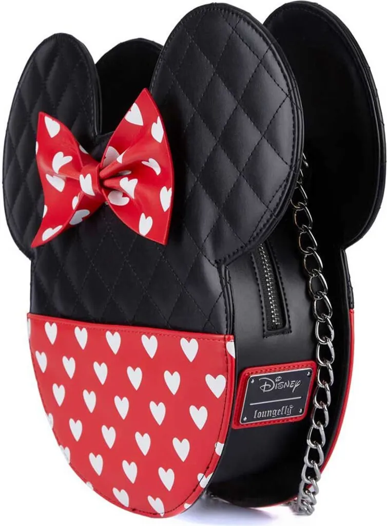 Borsa Disney Loungefly Mickey e Minnie Valentine Reversibile POP! - 5