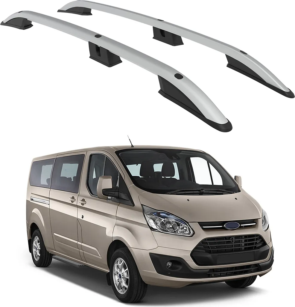 Barre da Tetto Ford Custom SWB 2012-2023 Argento | Viaggia Sicuro