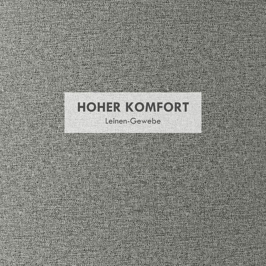 HOMCOM Ottomane Runder Sitzhocker Polsterhocker mit Produktbild 6