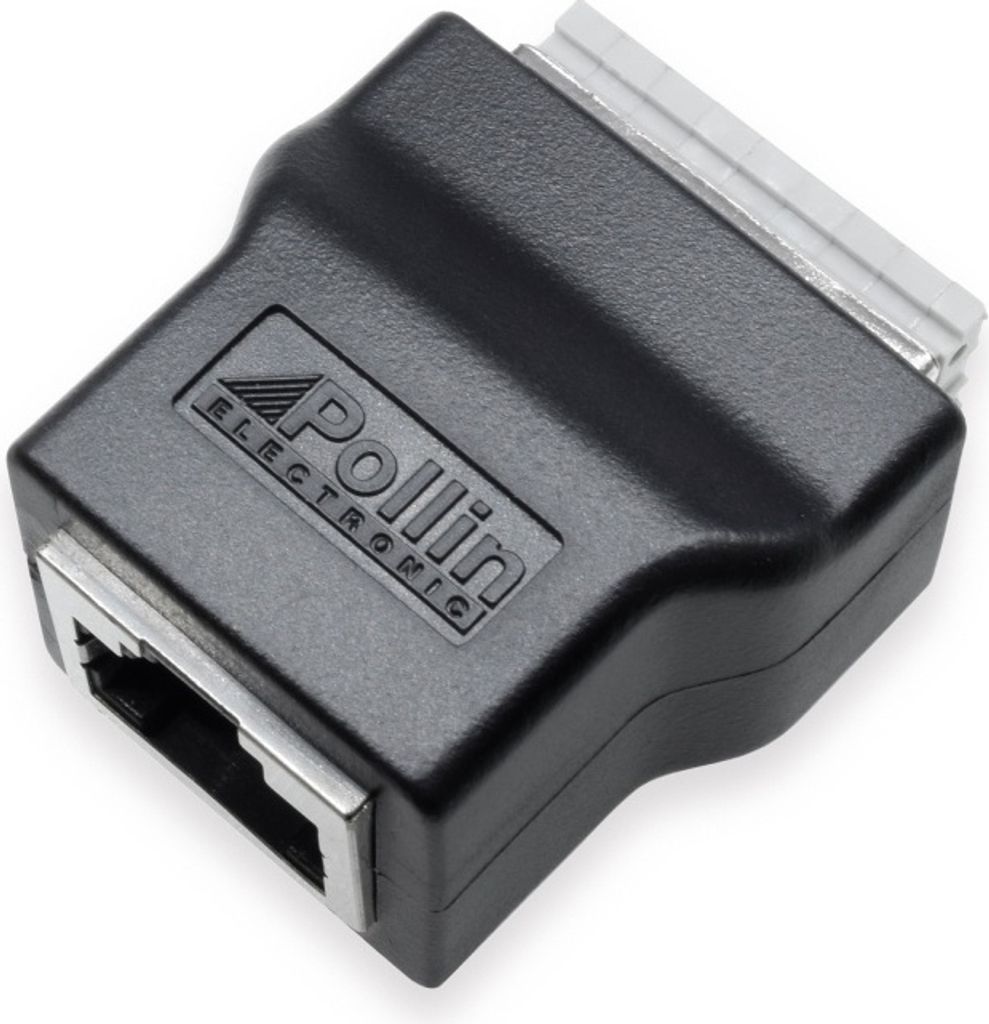 Steckverbinder, RJ45, Klemmleiste, Buchse