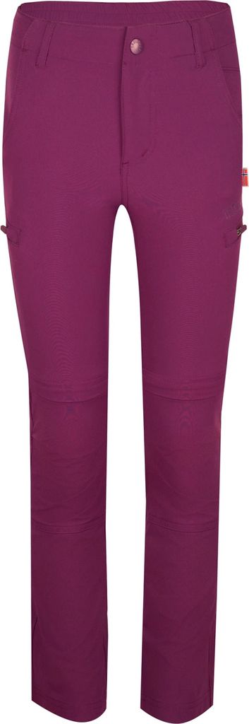 Trollkids Kids Kjerag Zip-Off Kinder Lila Hose Outdoor Reise Trekking (177-224)
