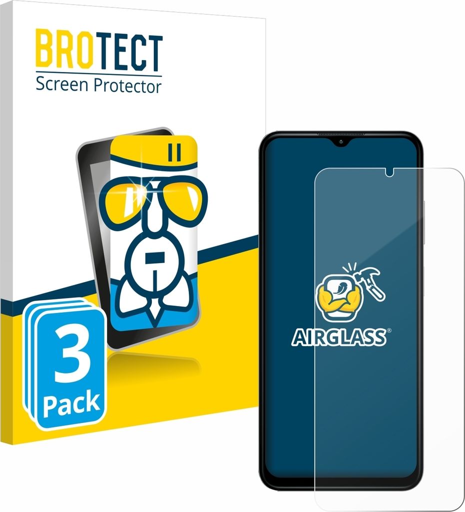 3x BROTECT Schutzglas für Nokia G42 5G Schutzfolie Panzer Folie Glas Display Schutz klar