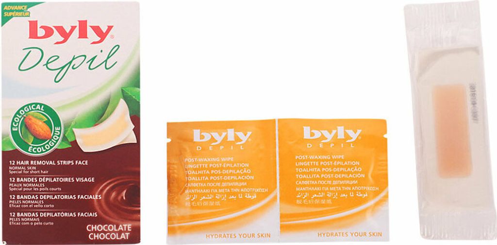 Byly Depil Chocolate Facial Bands 12 Units