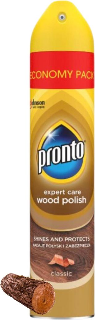 Pronto Wood-Clasic Spray do Mebli 300ml Płyn rozpylacz Zdjęcie produktu 
