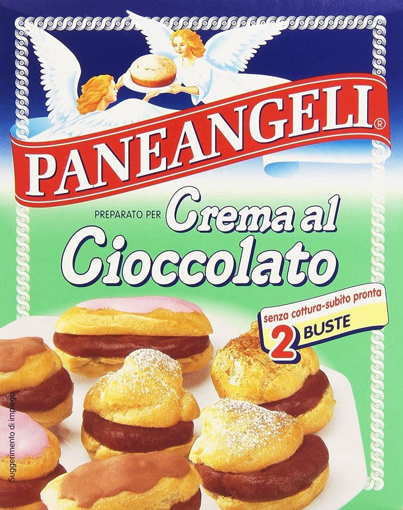 3x Paneangeli Crema Al cioccolato Schokoladencreme Füllung von Desserts ohne zu kochen 150g
