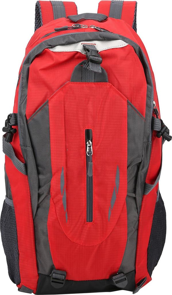 40L wasserdichter Rucksack Umhängetasche für Outdoor-Sport, Klettern, Camping, Wandern, Rot