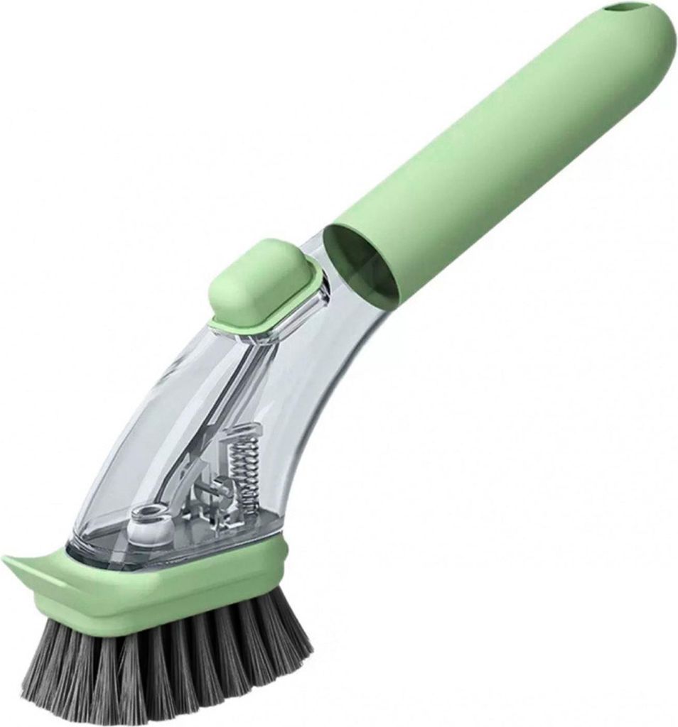 Ergonomischer Griff, Reinigungsbürste mit Aufhängeloch, PET-Borsten, robuste Scheuerbürste, multifunktionales Scheuerwerkzeug