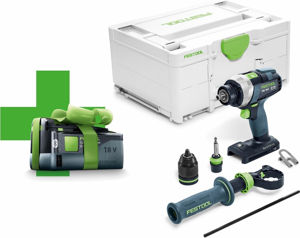Festool Wkrętarka Tdc 18/4 I-Basic Produktbild 