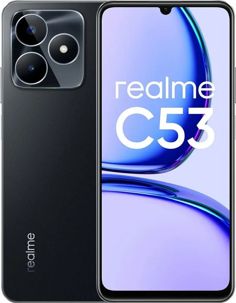 Smartphone Realme 8 Go RAM et 256 Go Stockage Noir avec Écran Géant HD
