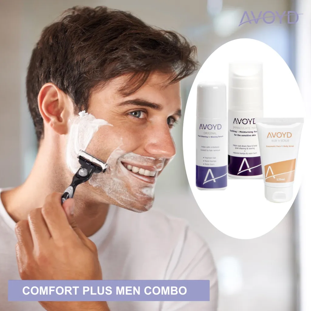 Set Uomo AVOYD Comfort Plus: Soluzione Definitiva Irritazioni Pelle