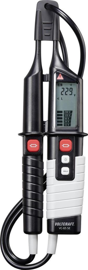 VOLTCRAFT VC-65 SE Tester di tensione bipolare CAT III 1000 Immagine del prodotto 