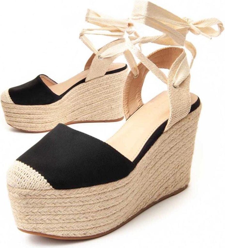 Montevita Wedge Sparto Spartsum20 Schwarz