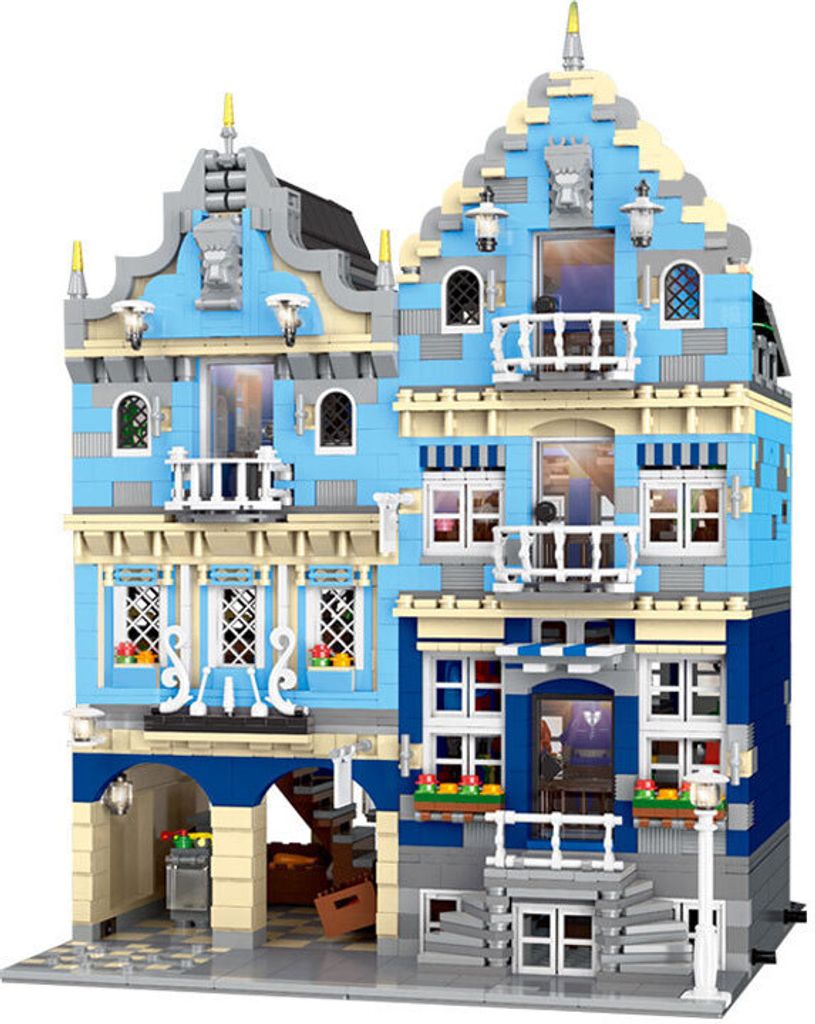 3016 PCS Bausteine für Kinder Straßenbildarchitektur Serie Produktbild 