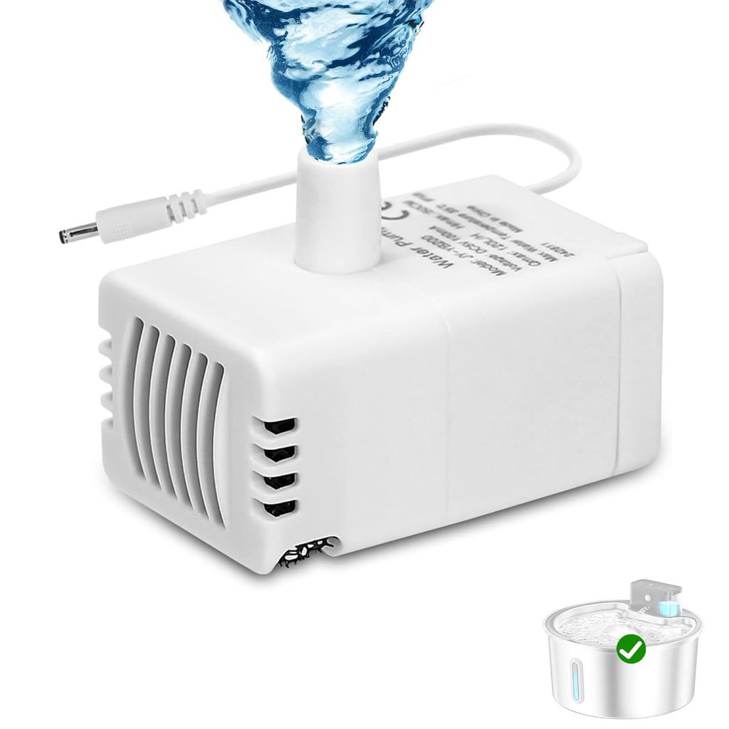 Katzenbrunnen Wasserpumpe mit Schlauch, Ersatzpumpe 3,2L Produktbild 