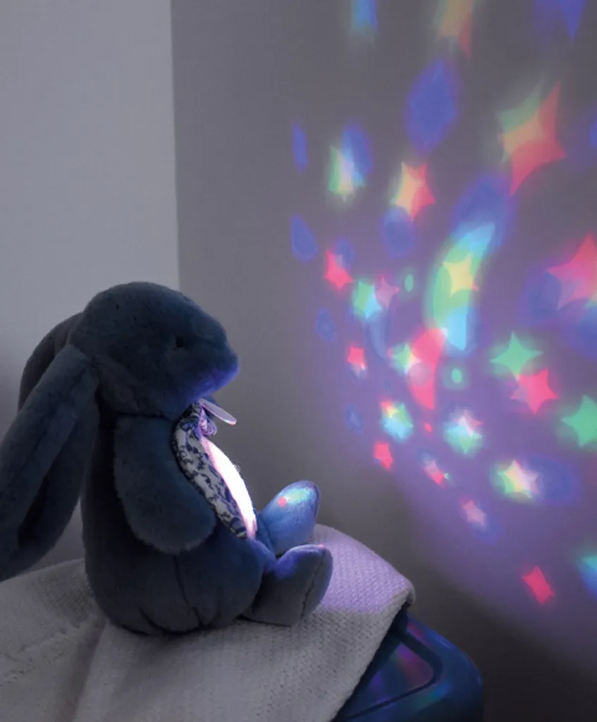 Doudou Boîte de Jeu Lapin Jaune Moutarde avec Projection Lumineuse - 8