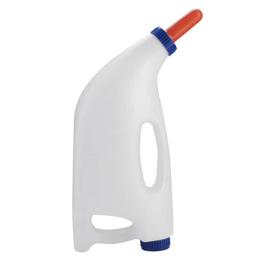 Bottiglia Latte Vitelli 4L con Manico - Alimentatore Professionale Fattoria