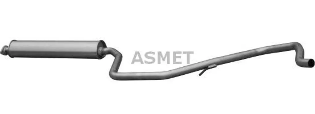 Silencieux central de remplacement pour réparation d'Opel Insignia