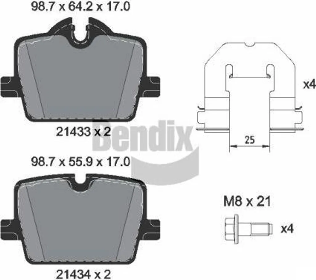 Plaquettes BENDIX BPD1654 : Stop Bruit et Freinage Faible BMW G20 et Z4