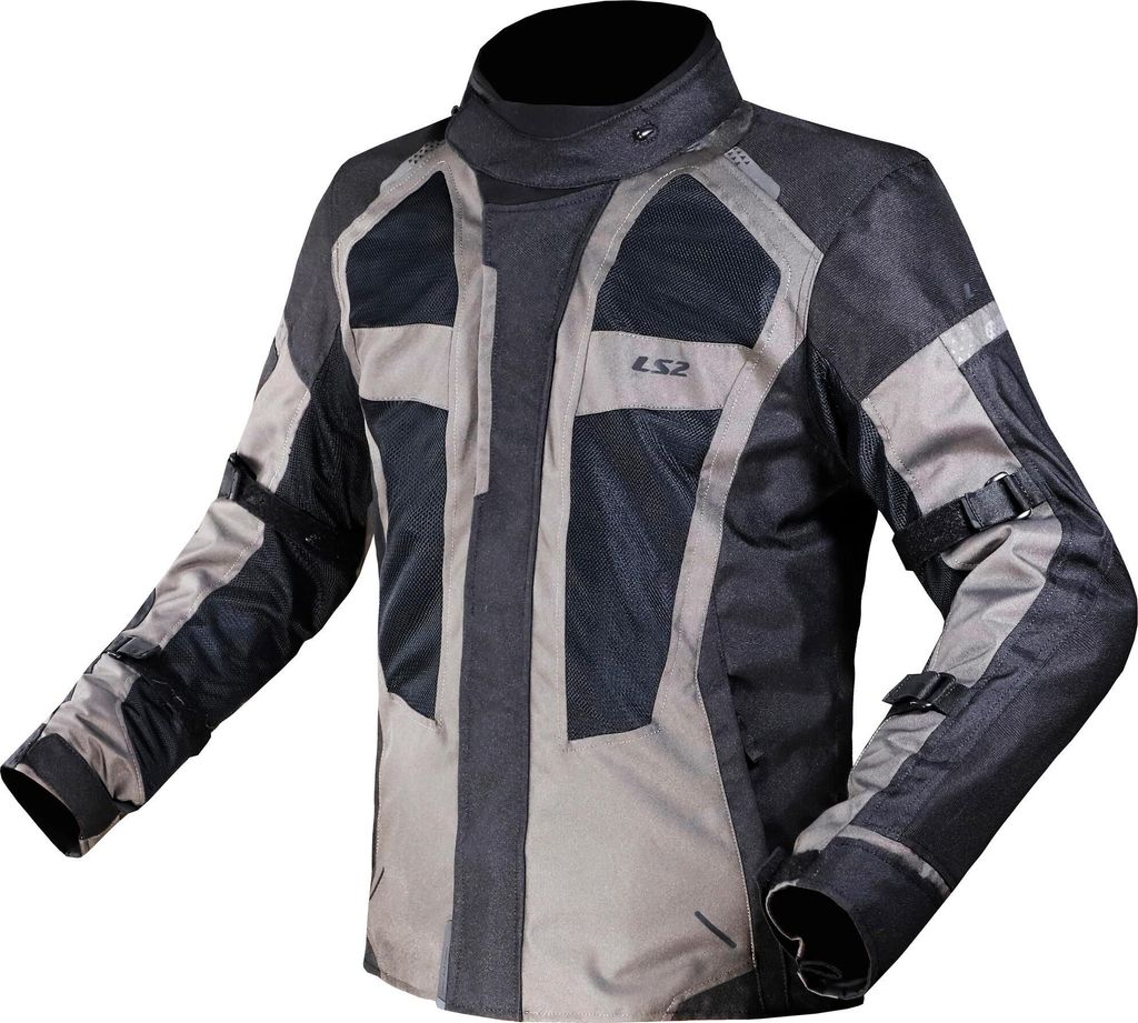 LS2 Scout Jacke Schwarz / Grau Damen Gr.xxl