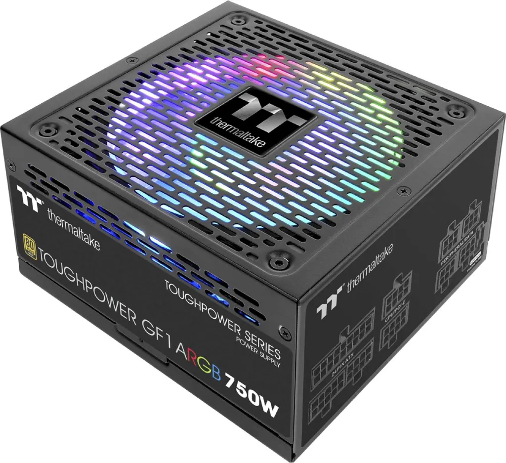 Bloc d'alimentation 750W 80 PLUS Gold Thermaltake ToughPower GF1