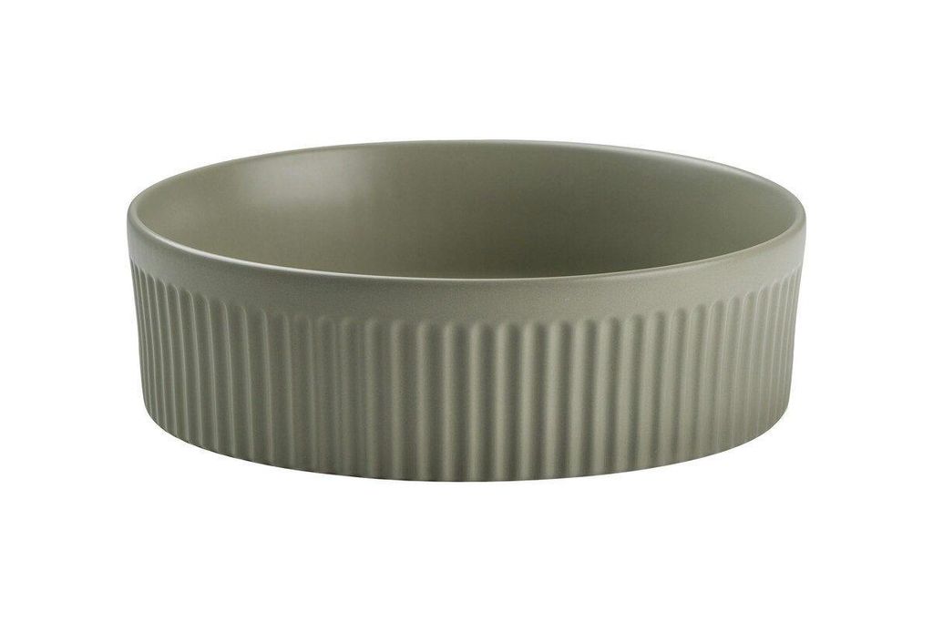 Aufsatzwaschbecken - Waschbecken 36 cm Moderne Waschschale für Bad , BEYOND 2 BM291 - Grün / Matt