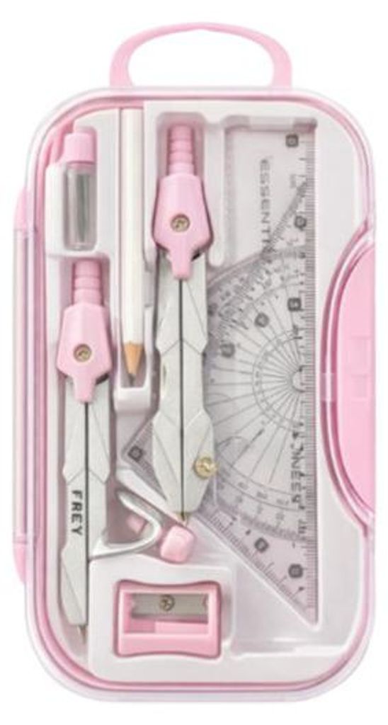 Verk 27840 Set di strumenti geometrici in astuccio - Immagine del prodotto 