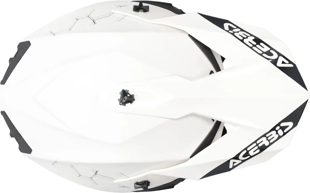 Casque de Cross Acerbis Linear Solid 2024 Blanc Taille XS Protection MX - 2