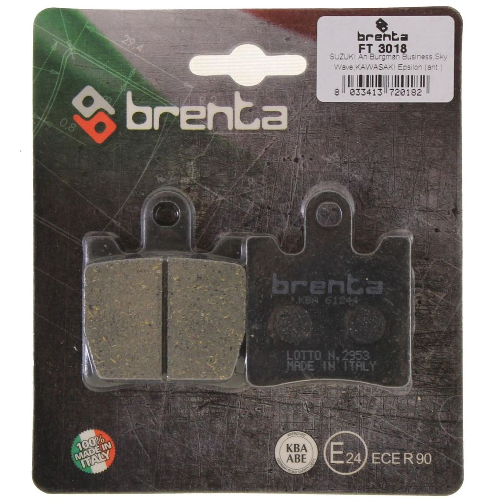 Bremsbeläge Brenta 3018 organisch vorne für Suzuki AN Burgman 250 400