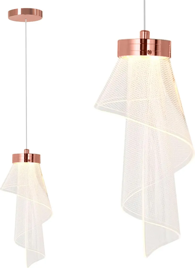 Lampada Toolight APP1765-1CP Rose Gold: L'Icona del Design Moderno