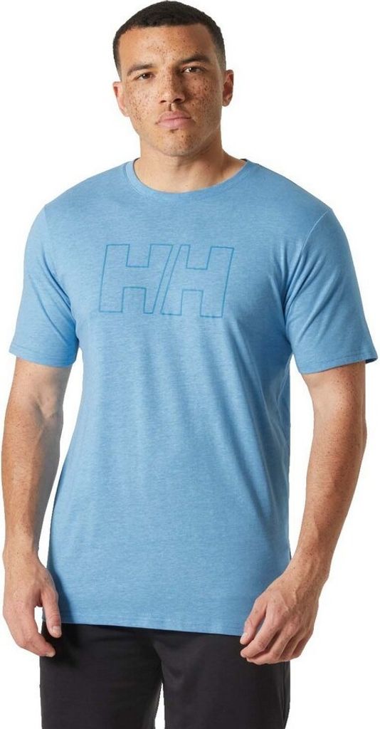 Helly Hansen Tech Logo Kurzarm-t-shirt Blau 2XL Mann Blau 2XL