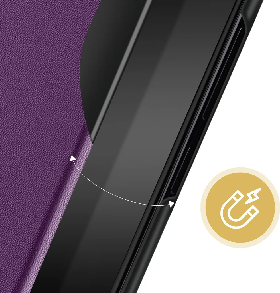 Custodia Elegante Avizar Viola per Xiaomi Redmi Note 14 Pro / Pro+ - 5