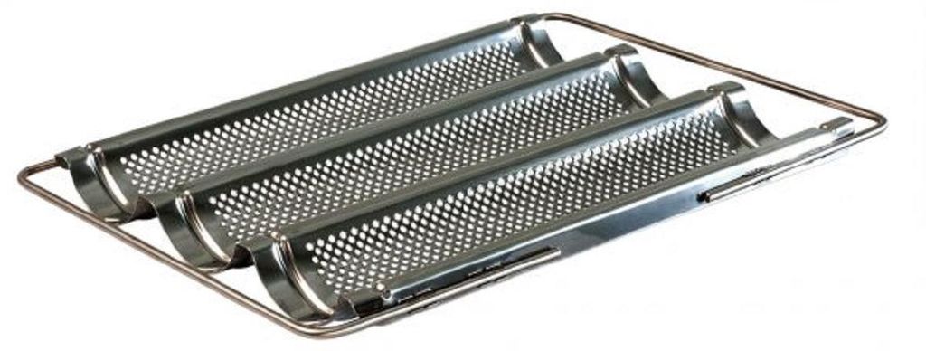 LARES Baguette Backblech mit ausziehbaren Bügeln - Maße ca. Produktbild 