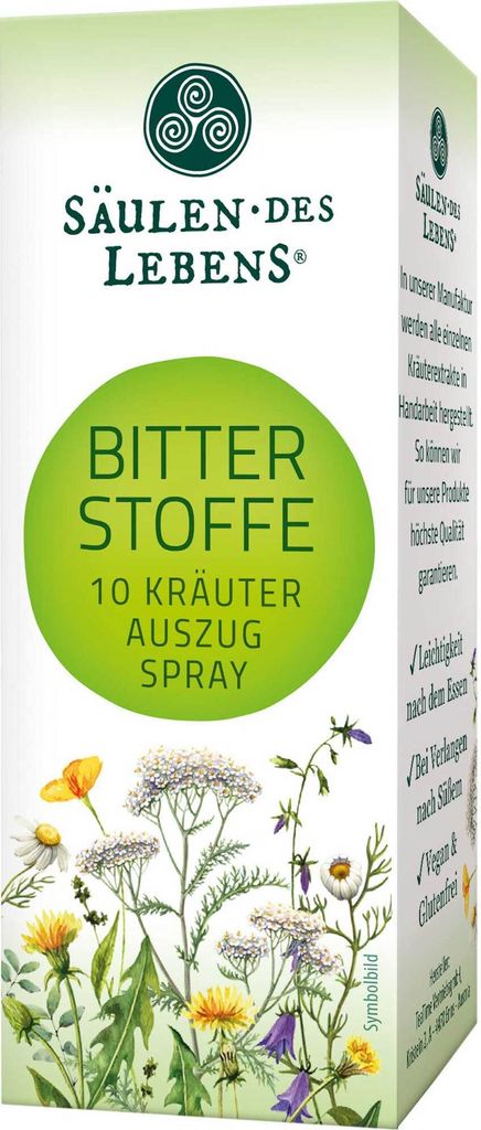 Bitterstoffe - 10 Kräuter Auszug - Spray 30ml von Säulen des Lebens