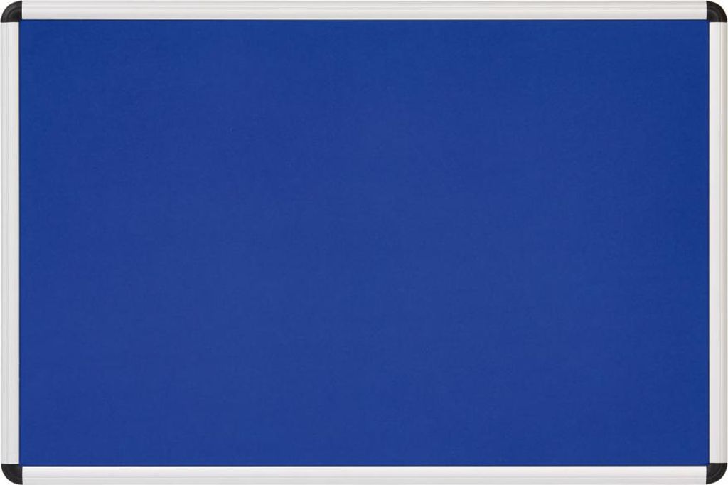 Betzold Textiltafel blau, mit Alurahmen, Größe: 90 x 60 cm