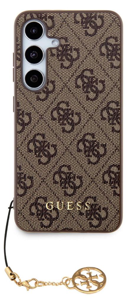 Guess, Schutzhülle 4G Charm f. Samsung Galaxy S24, Braun Produktbild 