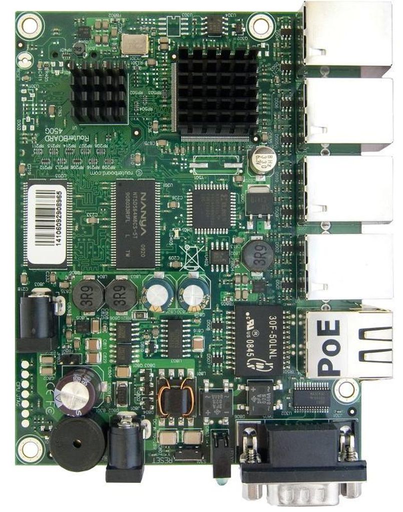 Mikrotik RB450Gx4, Gigabit Ethernet, Zielony Zdjęcie produktu 