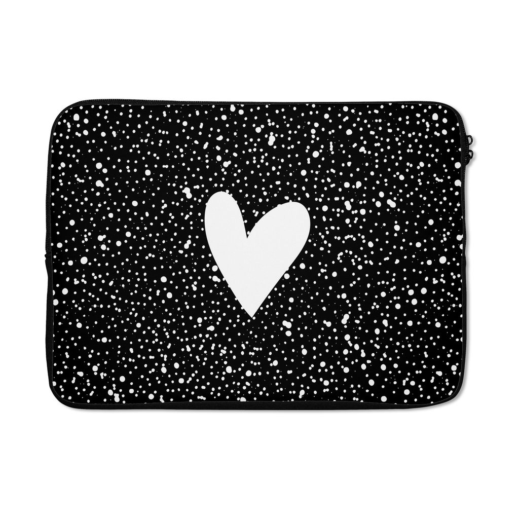 MuchoWow Laptop Hülle 13 Zoll Design - Liebe - Herz Laptoptasche - Laptophülle - Sleeve - Rundumschutz