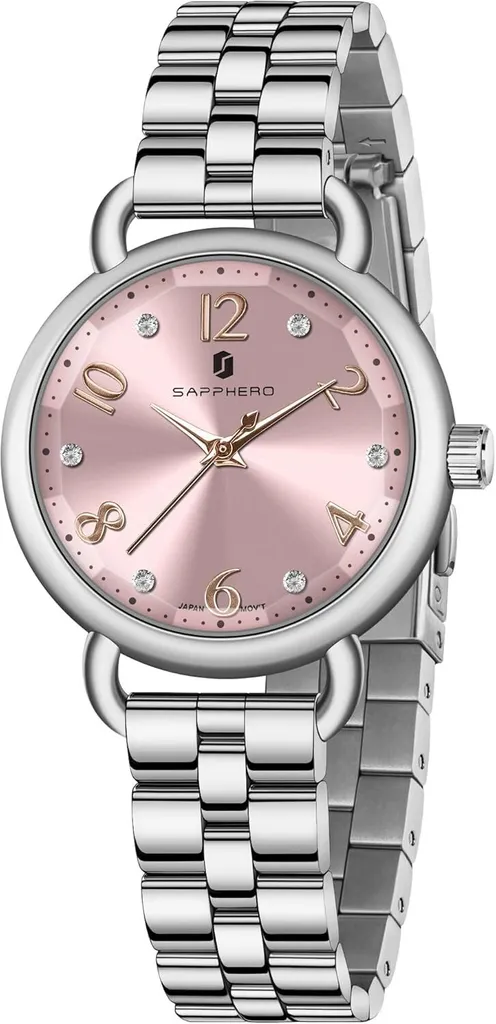 Orologio Donna Impermeabile in Acciaio e Cristalli - Lusso al Quarzo