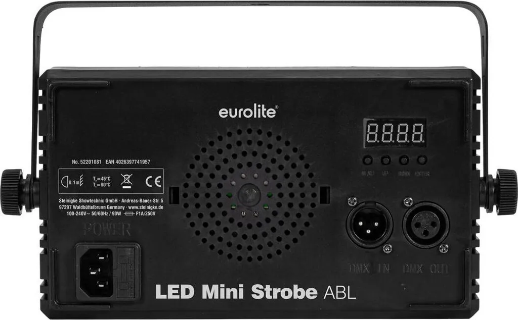 Stroboscope LED Compact EUROLITE avec Rétroéclairage Ambiant de Couleur - 4